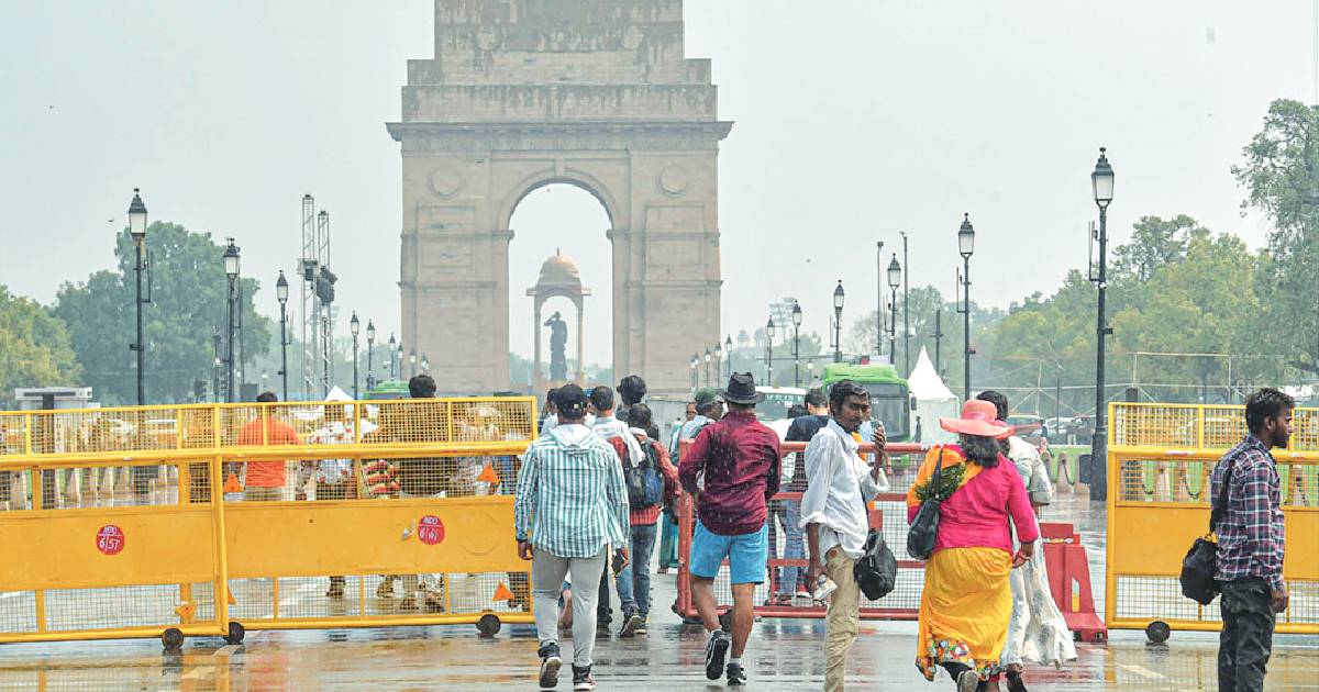Visitors miss Amar Jawan Jyoti at India Gate